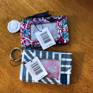 Vera Bradley Zip ID - Set of 2